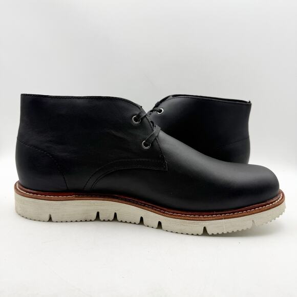 Georgia Boot Mens Small Batch Chukka Boots US 13 Wide EU 47 Black Leather SR EUC main image 8